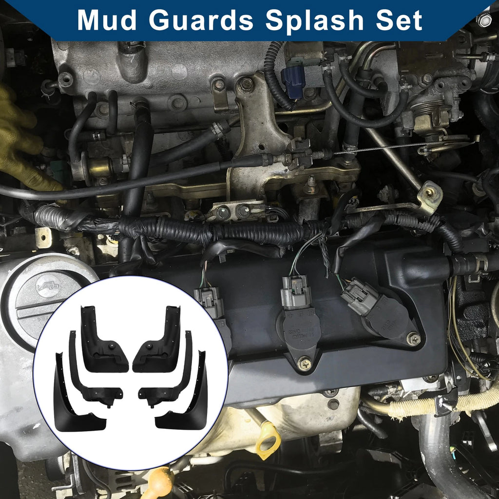 Mud Flaps Splash Guards 1 Set Mud Guards for BMW 5 Series GT (2012–2015)