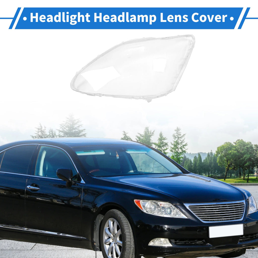 Headlight Lens Cover Front Left Replacement for Lexus LS430 (2004–2006)