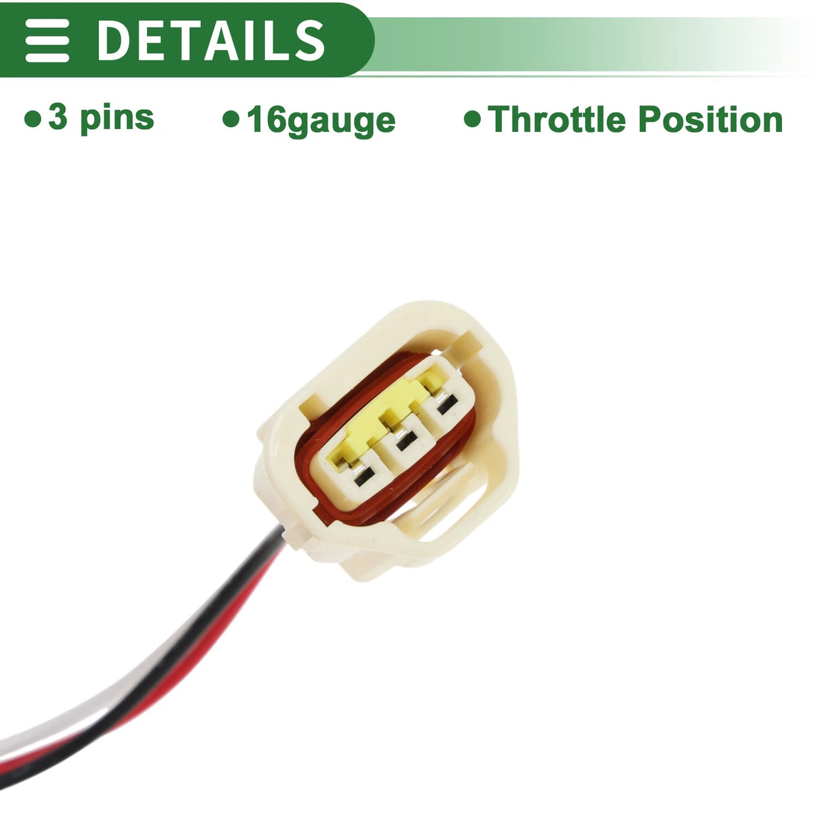 Set of 3 Sensor Wiring Harnesses for Dodge B1500 (1997–1998) WH10991
