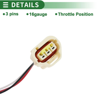 Set of 3 Sensor Wiring Harnesses for Dodge B1500 (1997–1998) WH10991
