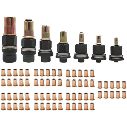 Rivet Nut Tool Kit for M5 M6 M8 Threads and 1/4-20 UNC