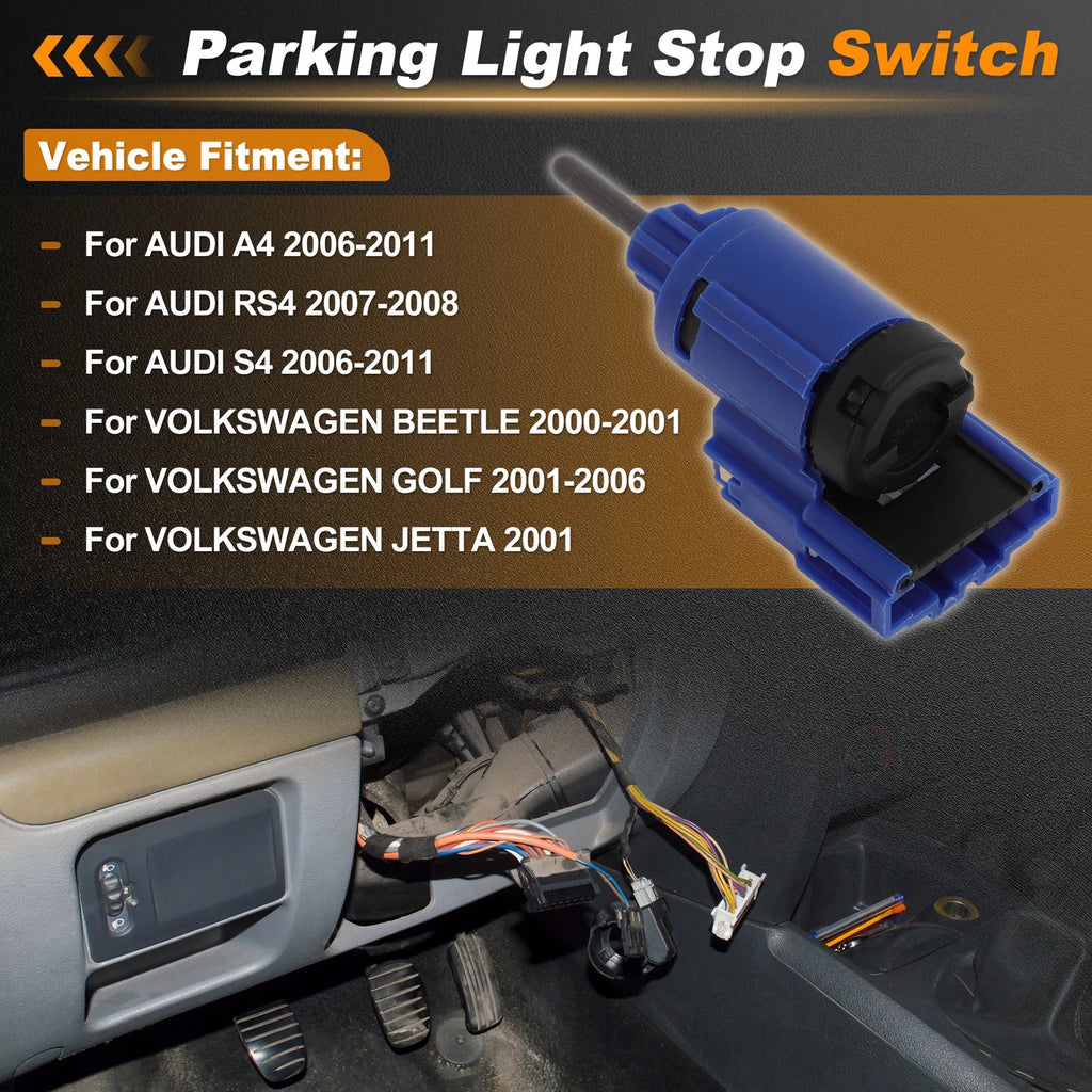 Brake Light Switch for Audi A4 (2006–2011) Parking Light Stop Lamp OEM Replacement