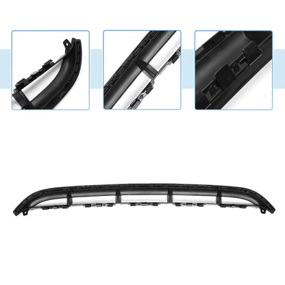 Front Lower Hood Bumper Grille for Audi Q7 (2010–2015) Black Sport Style