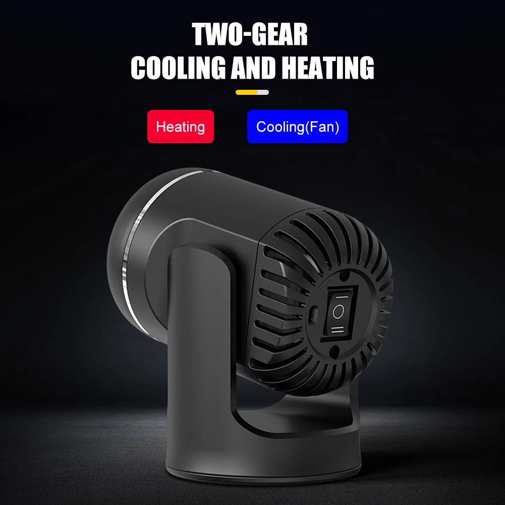 12V Portable Electric Heater for Car (360° Rotary)