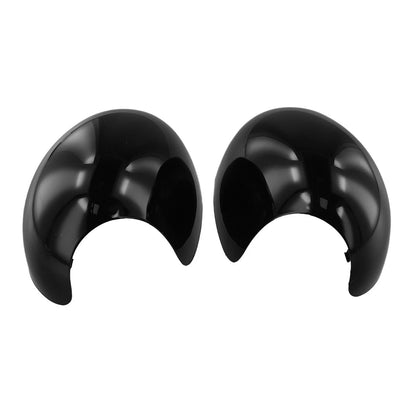 Black ABS Side Mirror Cover Cap for MINI For Cooper R55 R56 R57 R58 R59 R61