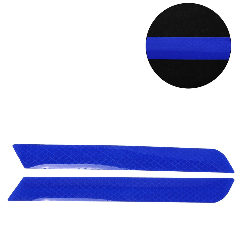 Reflective Bumper Decal for Universal Vehicles (Fluorescent Blue)