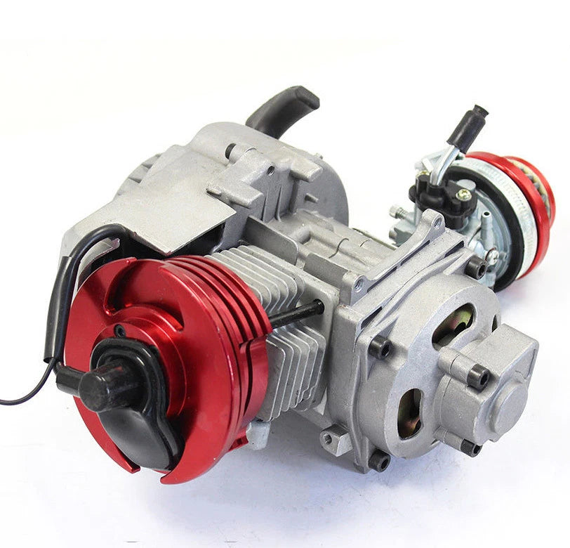 49cc 2-Stroke Engine Motor for Mini Bike Scooter ATV (Red)