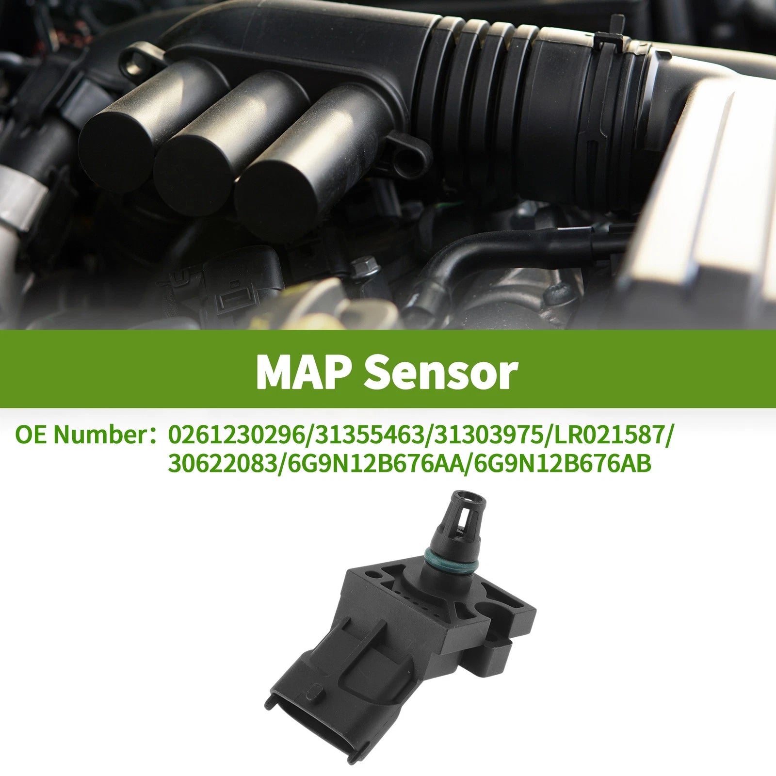 MAP Sensor No.0261230296 for Volvo S80 (2004–2006)