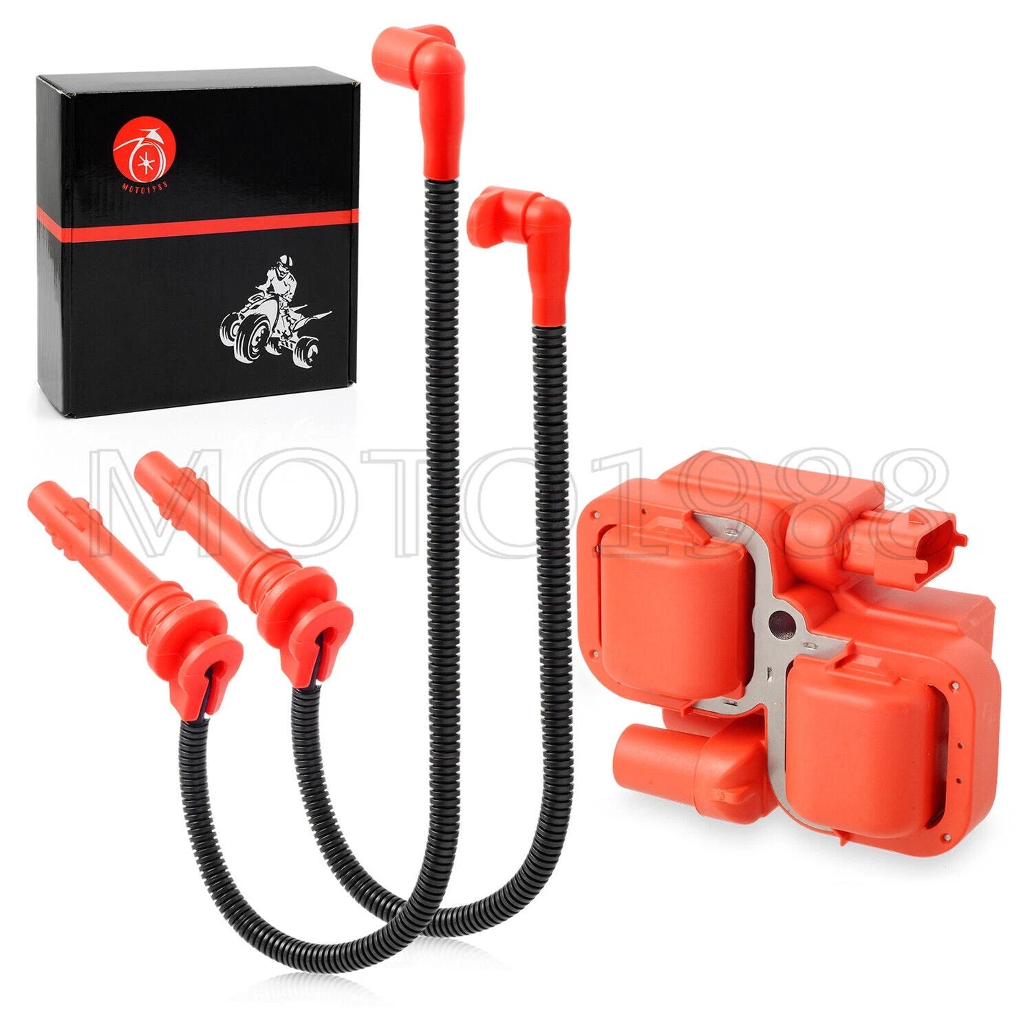 Ignition Coil with Spark Plug Wire Cap for Polaris Ranger XP 900 (2013–2019)