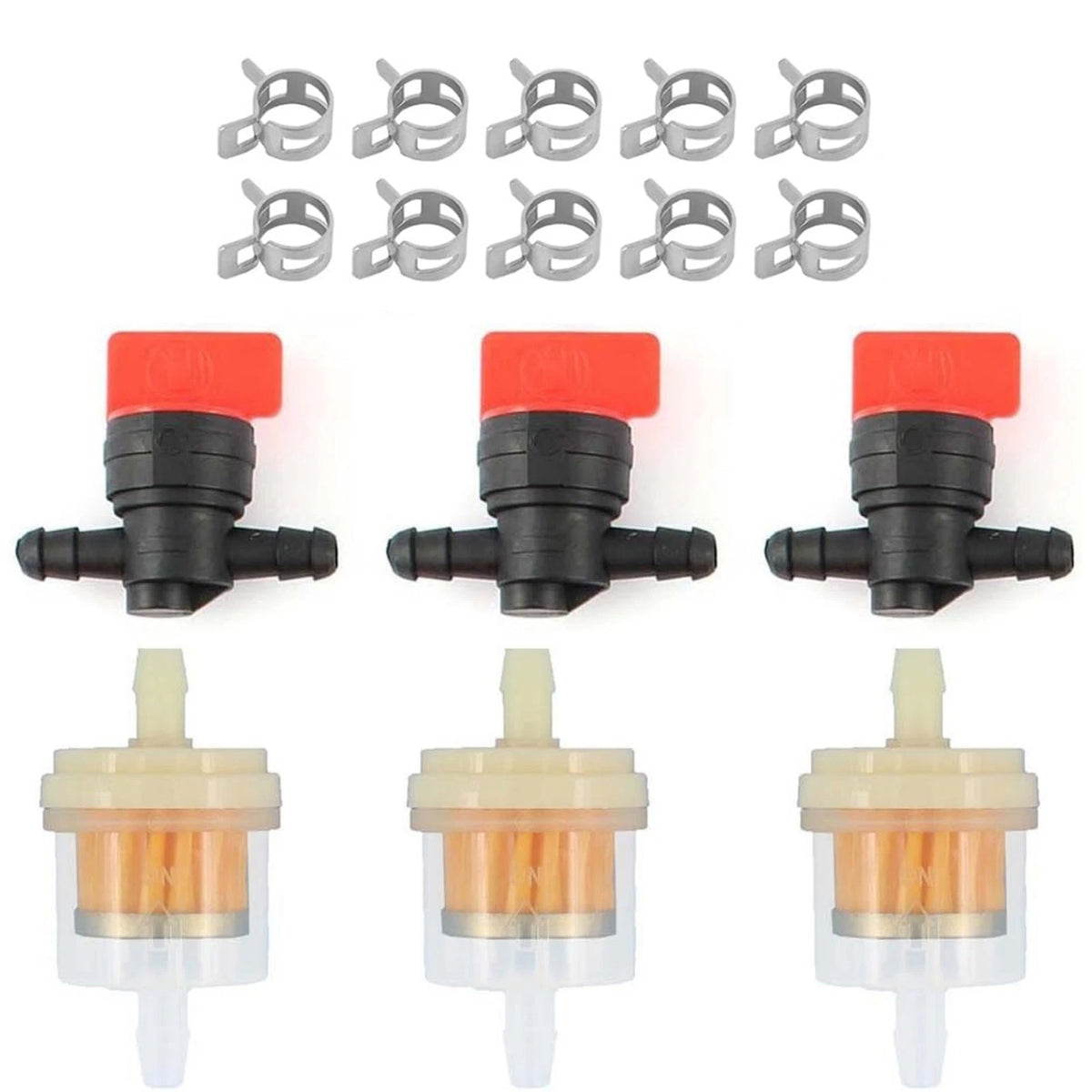 Fuel Filter and Valve Replacement Kit 3-Pack for 494768 698183