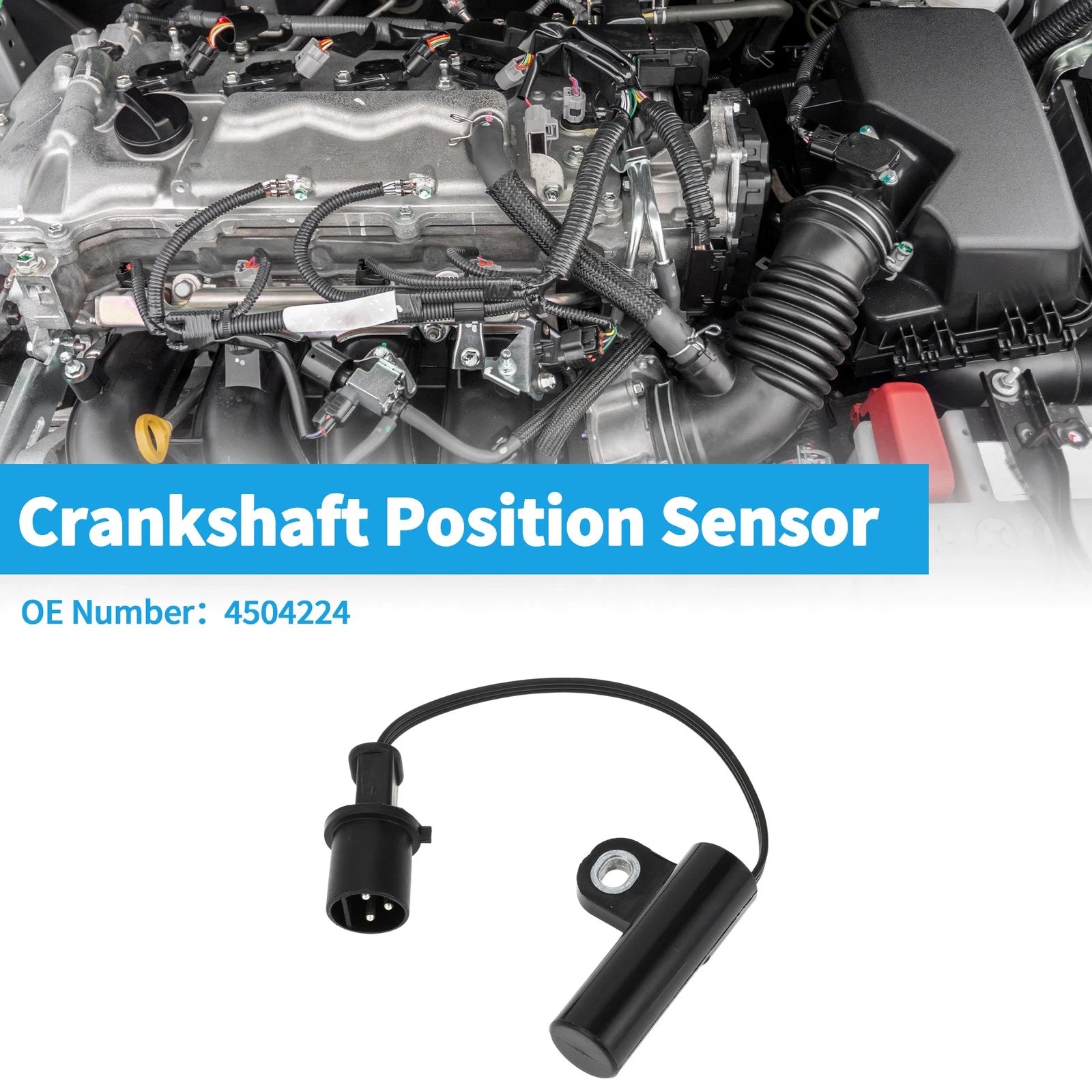 Crankshaft Position Sensor for Dodge Caravan 3.3L 1991–1993 Replacement 1pc