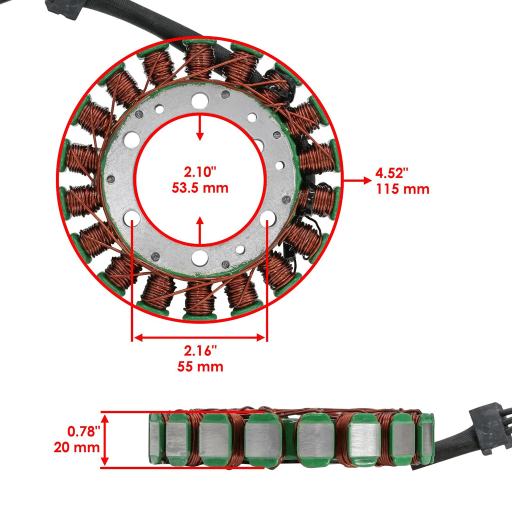Stator and Regulator Rectifier Replacement for Kawasaki ZZR600 (2005–2008)