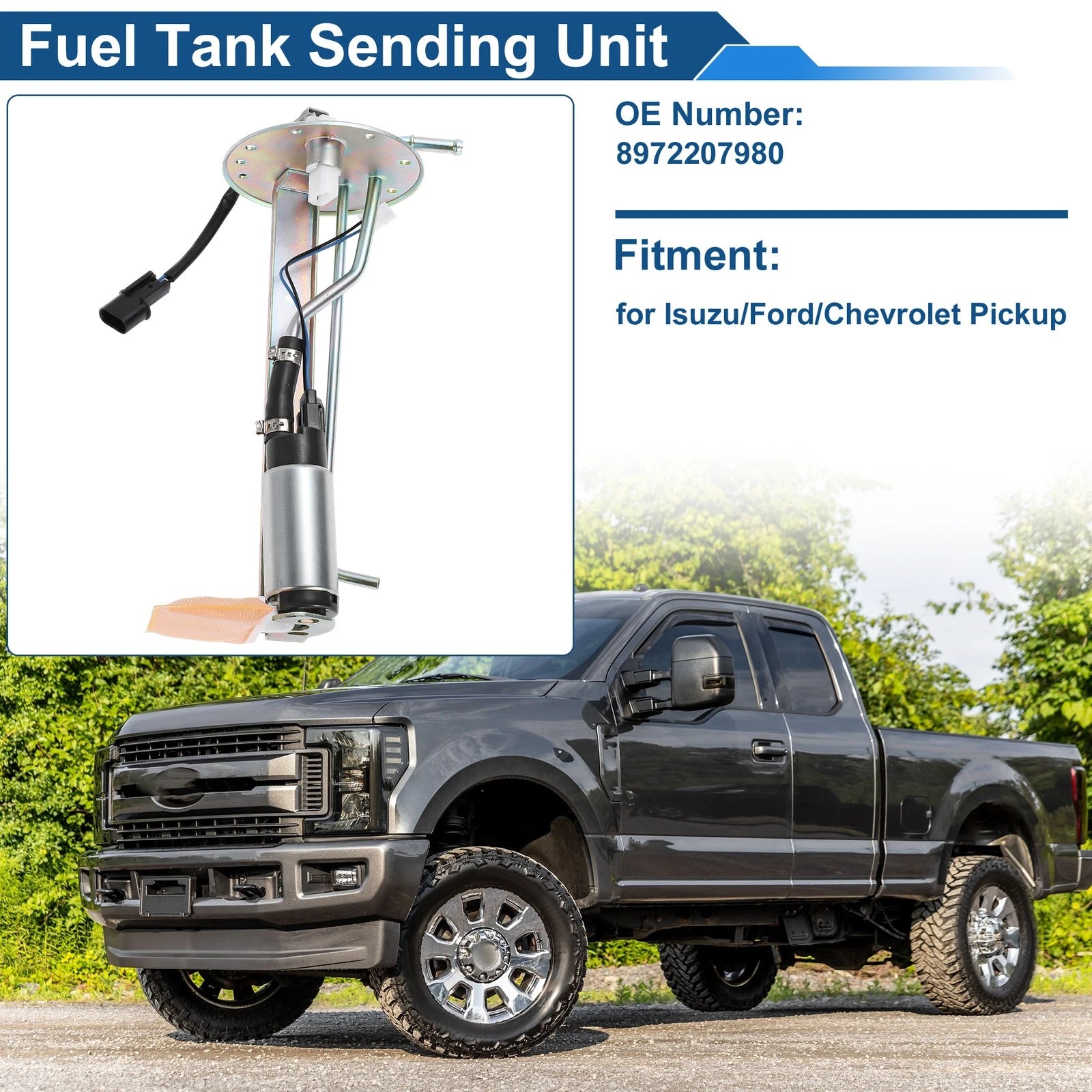 Fuel Level Sending Unit Module Replacement for Isuzu Pickup Chevrolet (2010–2019)