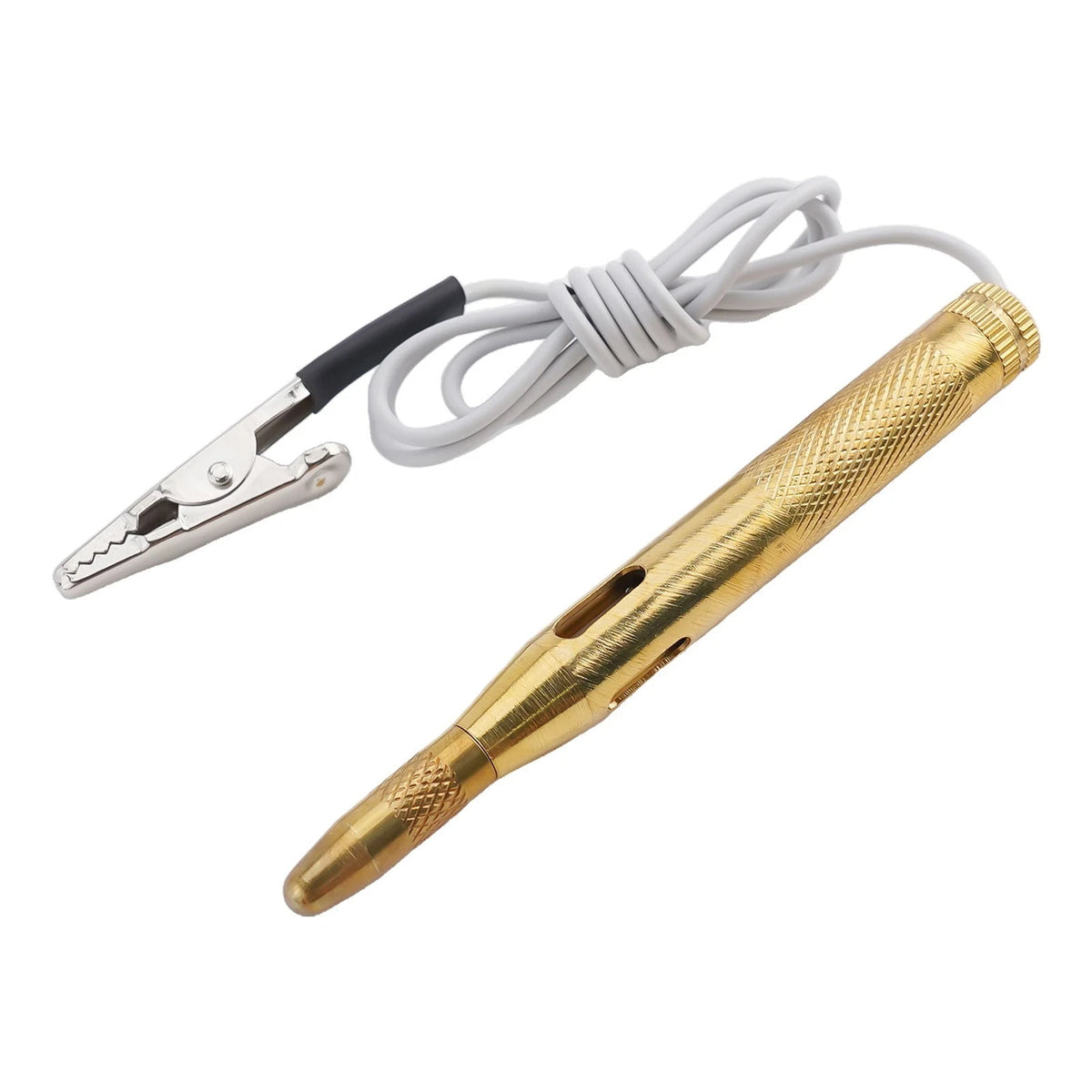 Electrical Voltage Tester Pen with Clip for Grounding
