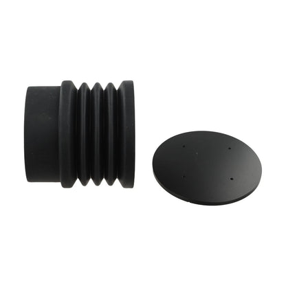 Coffee Shops Blowing Bean Bin Alloy Lid Black Silicone 80x83x70mm