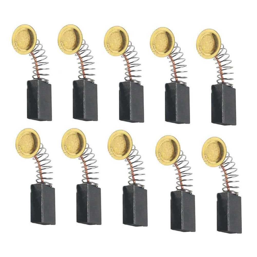 Set of 10 Carbon Brushes for Angle Grinder Motor
