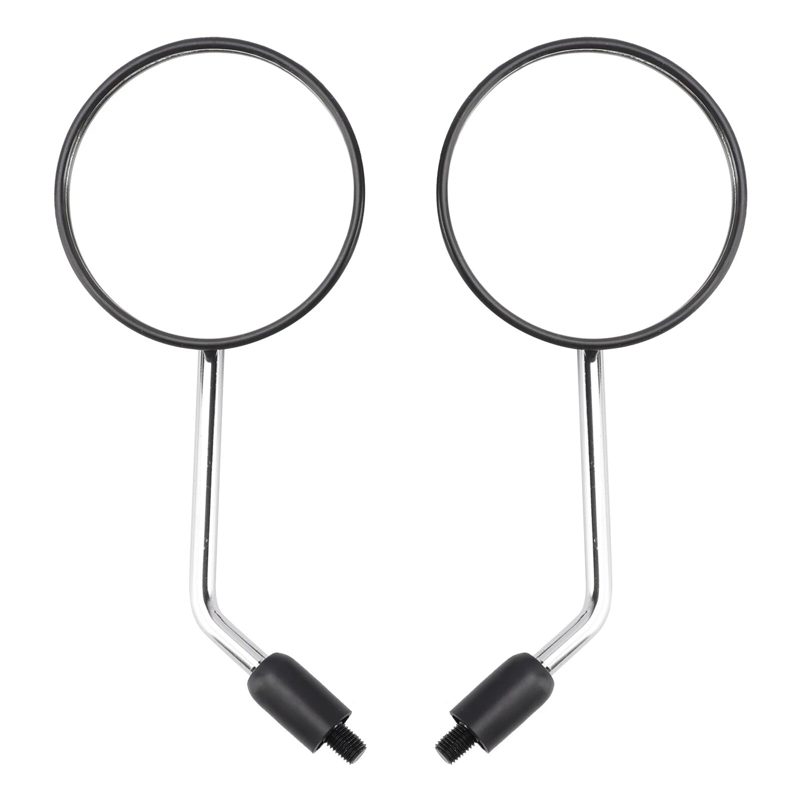 Black M10 Mirrors Set of 2 for Kawasaki KLX 110 125 C 250 S 2010–2017 KLX 230 2020–2021