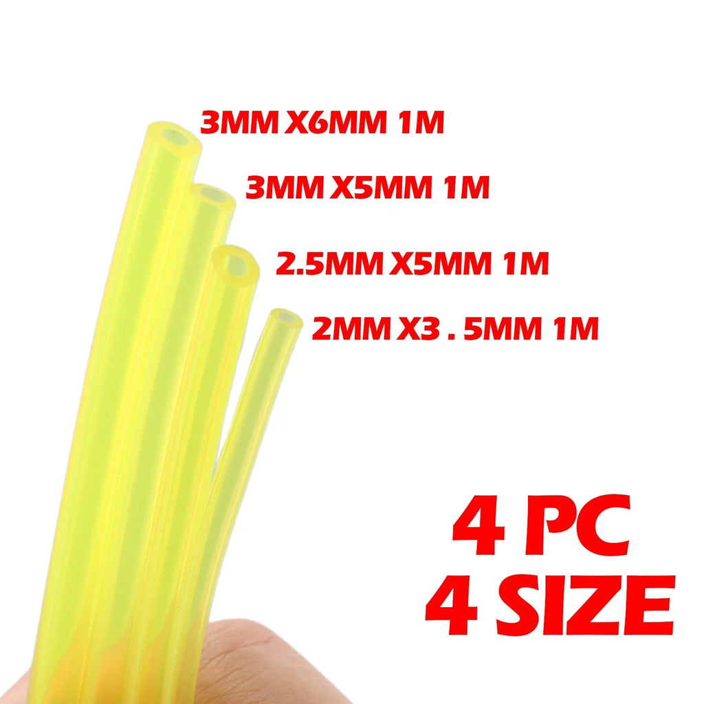 4Pcs Fuel Line Hose for Strimmers Trimmer Chainsaws Brushcutter