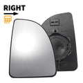 Right Side White Mirror Glass for Citroen Relay (2002–2006)