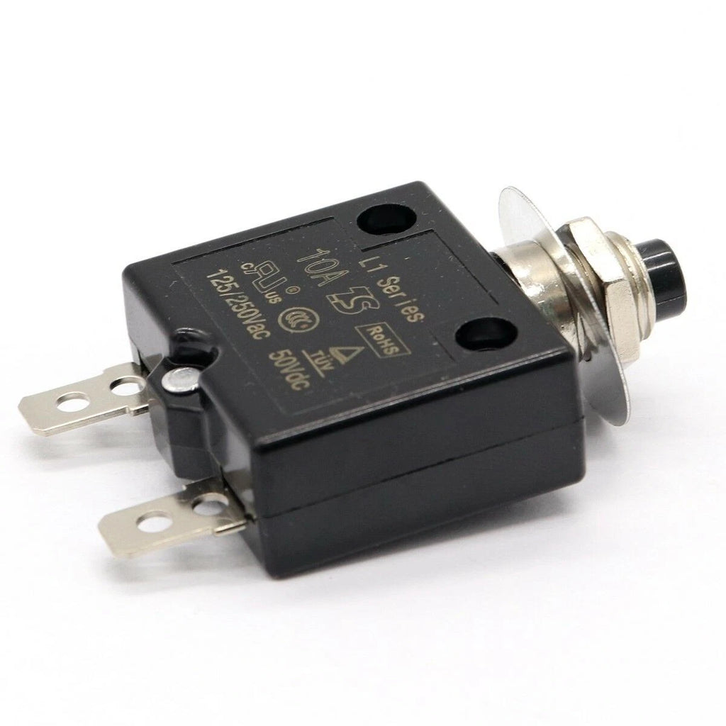 20 Amp Push Button Thermal Cutout Resettable Breaker for Philmore/Zing Ear
