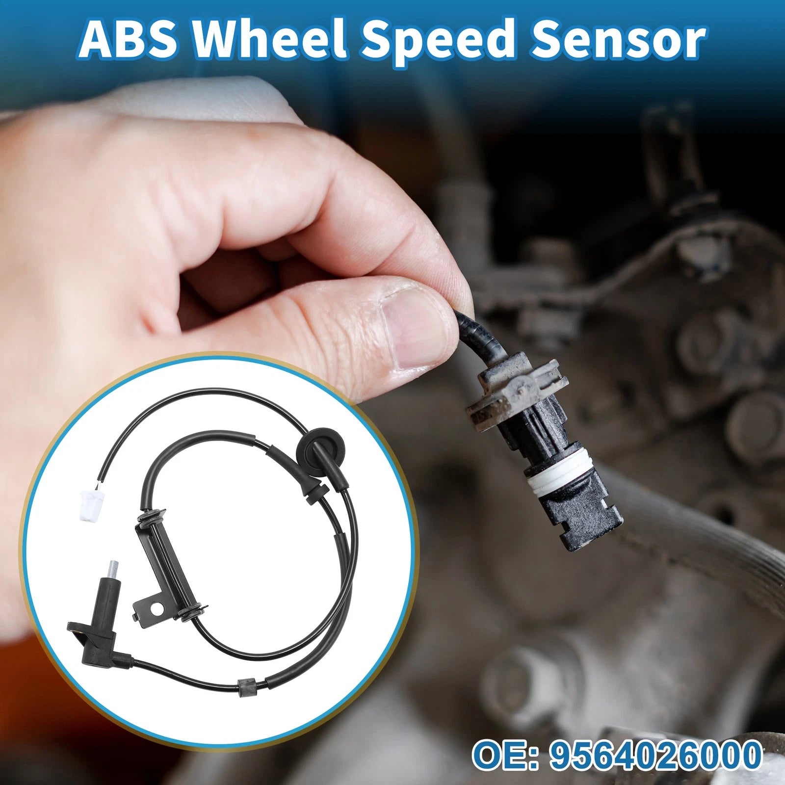 ABS Wheel Speed Sensor Replacement for Hyundai Santa Fe (2001–2006)