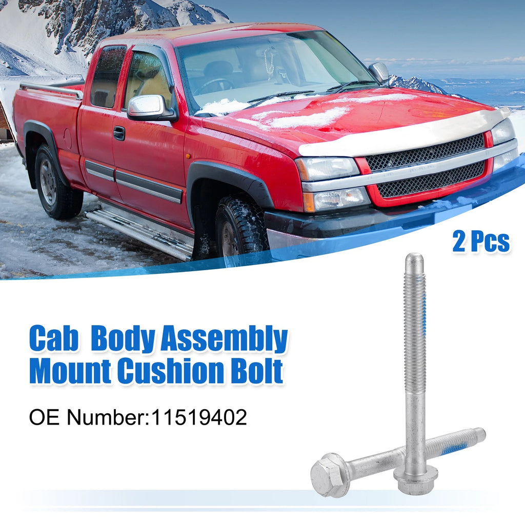 Car Mount Cushion Bolts Replacement Set for Chevrolet Silverado 1500 (2014–2018)