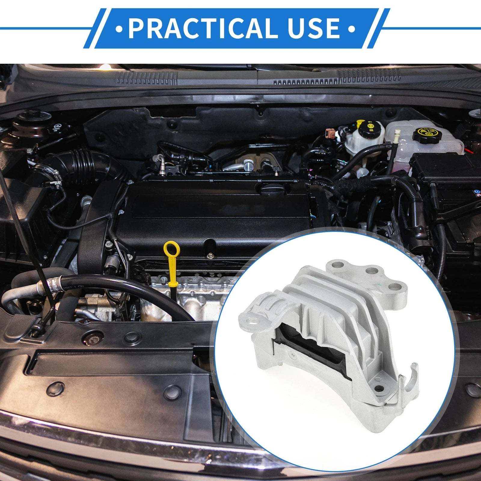 Engine Motor Mount Replacement for Chevrolet Cruze (2009–2016) 1.5L A/MT