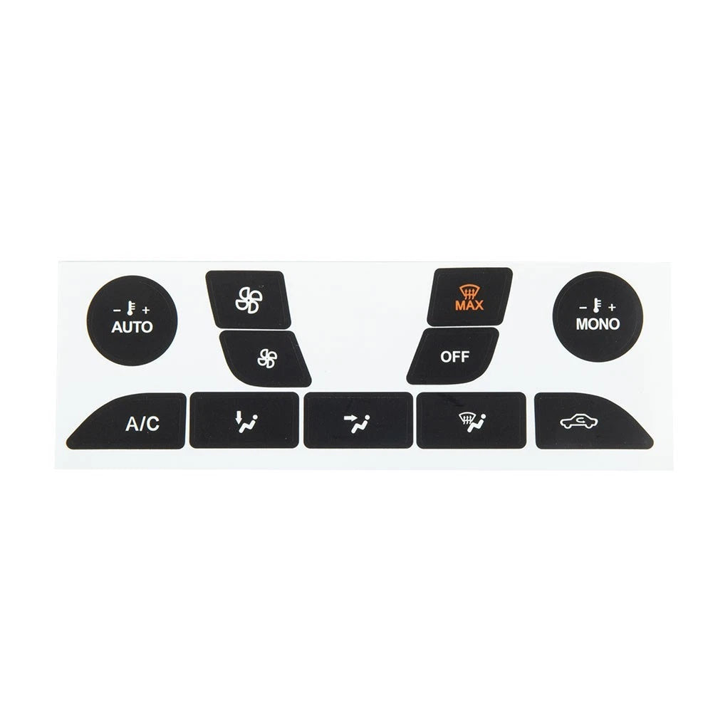 A/C Button Repair Sticker for Vehicle