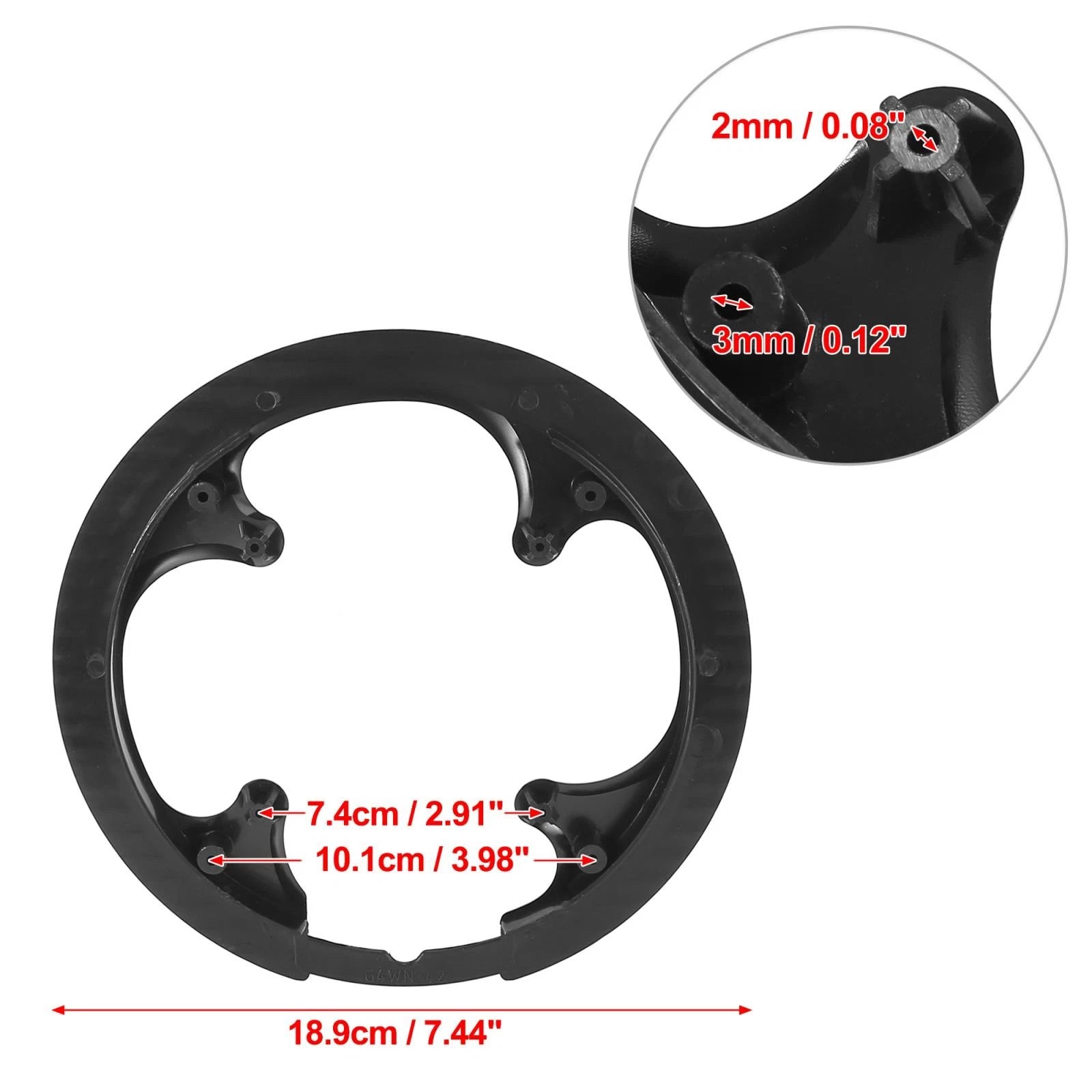 Crankset Chain Wheel Cover Replacement for Bicycle Bike (2000–Present)