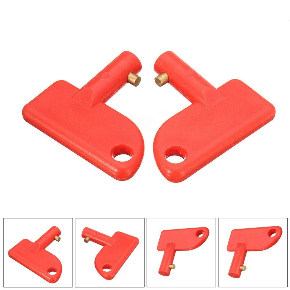 5X Replacement Keys for Cut Off Switch Red (Universal)