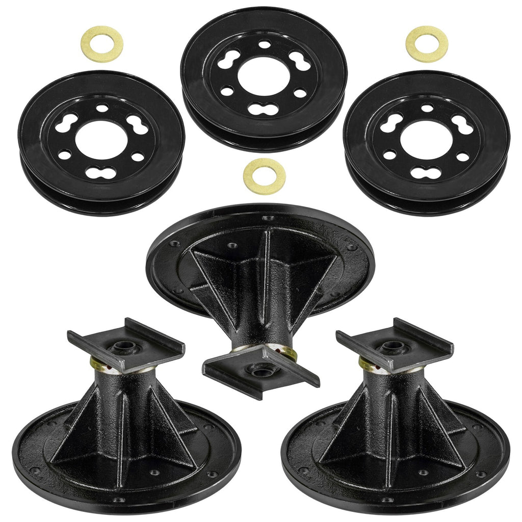 Deck Spindle and Pulley Replacement for Toro Z400 Z450 Z Master (2005–2016)