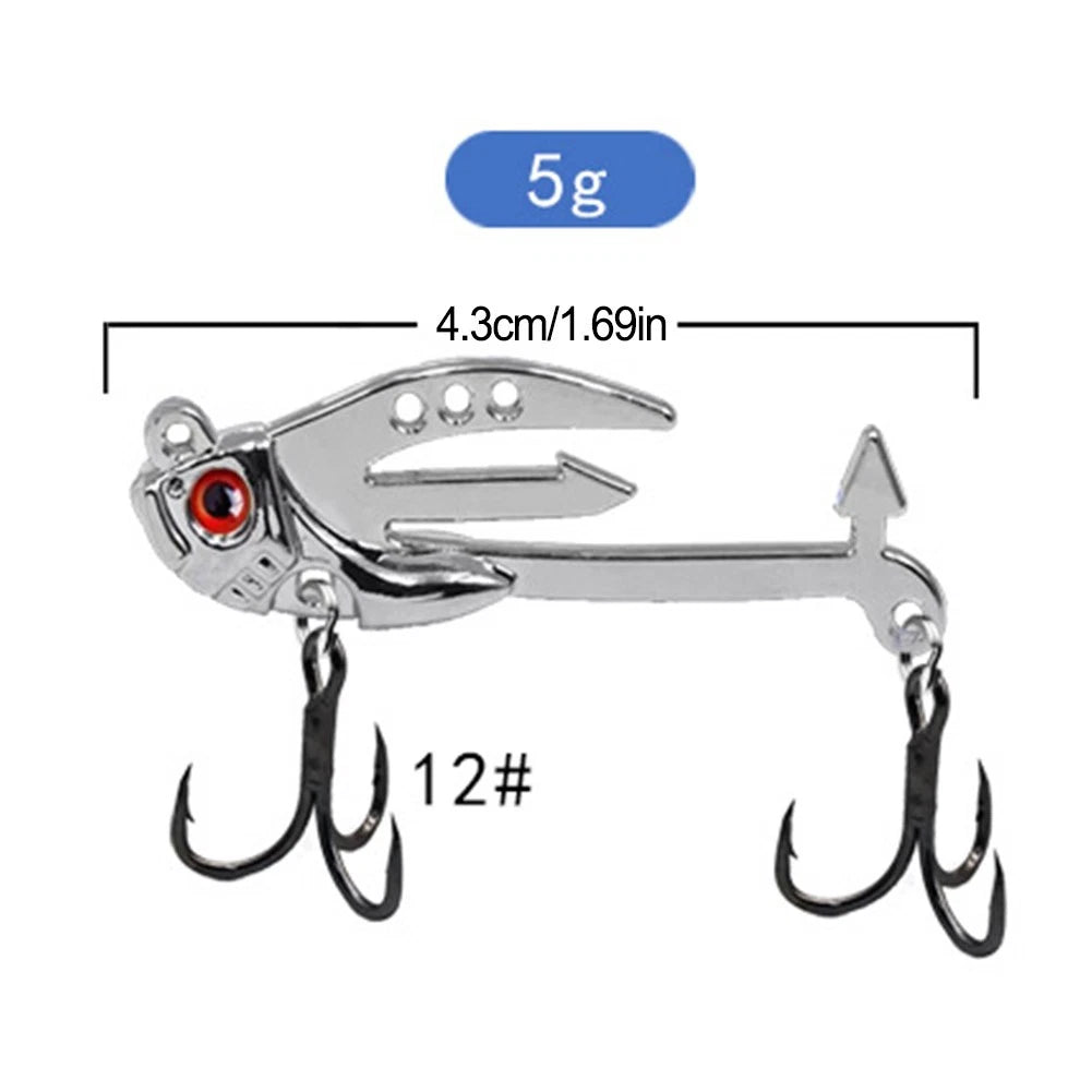 Long Range Casting Iron Plate VIB Lure for Precise Fishing Accuracy
