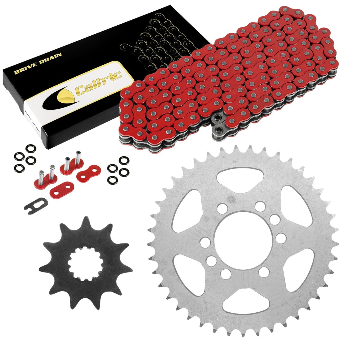 Drive Chain and Sprocket Kit for Suzuki LT230E Quadrunner 230 (1986–1993)