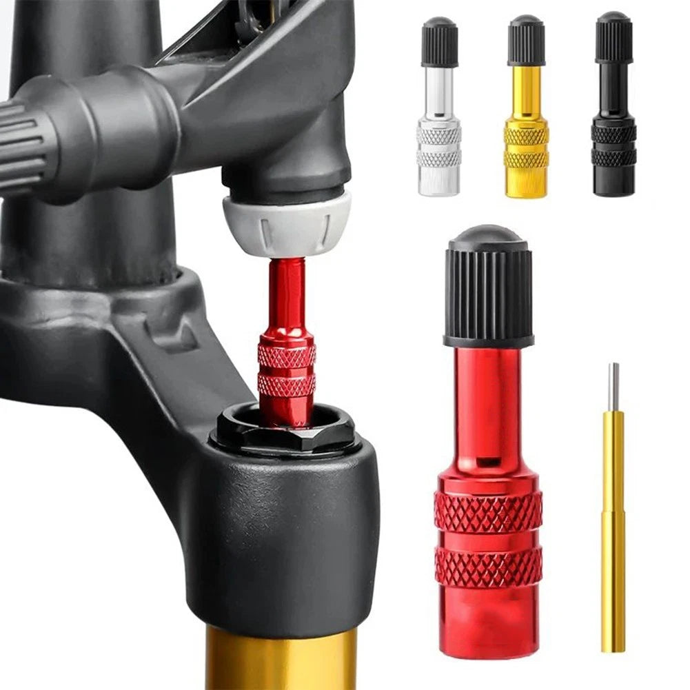 Customizable Length Bicycle Valve Adapter for Optimal Tire Performance