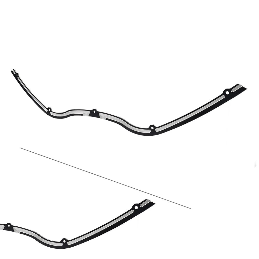 Black Contrast Cut Windshield Trim for Harley Road Glide FLTR (1998–2013)