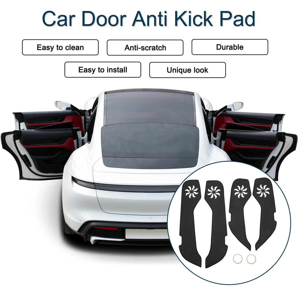 Car Door Anti Kick Pad Sticker Protector for Volkswagen Passat (2016–2016)