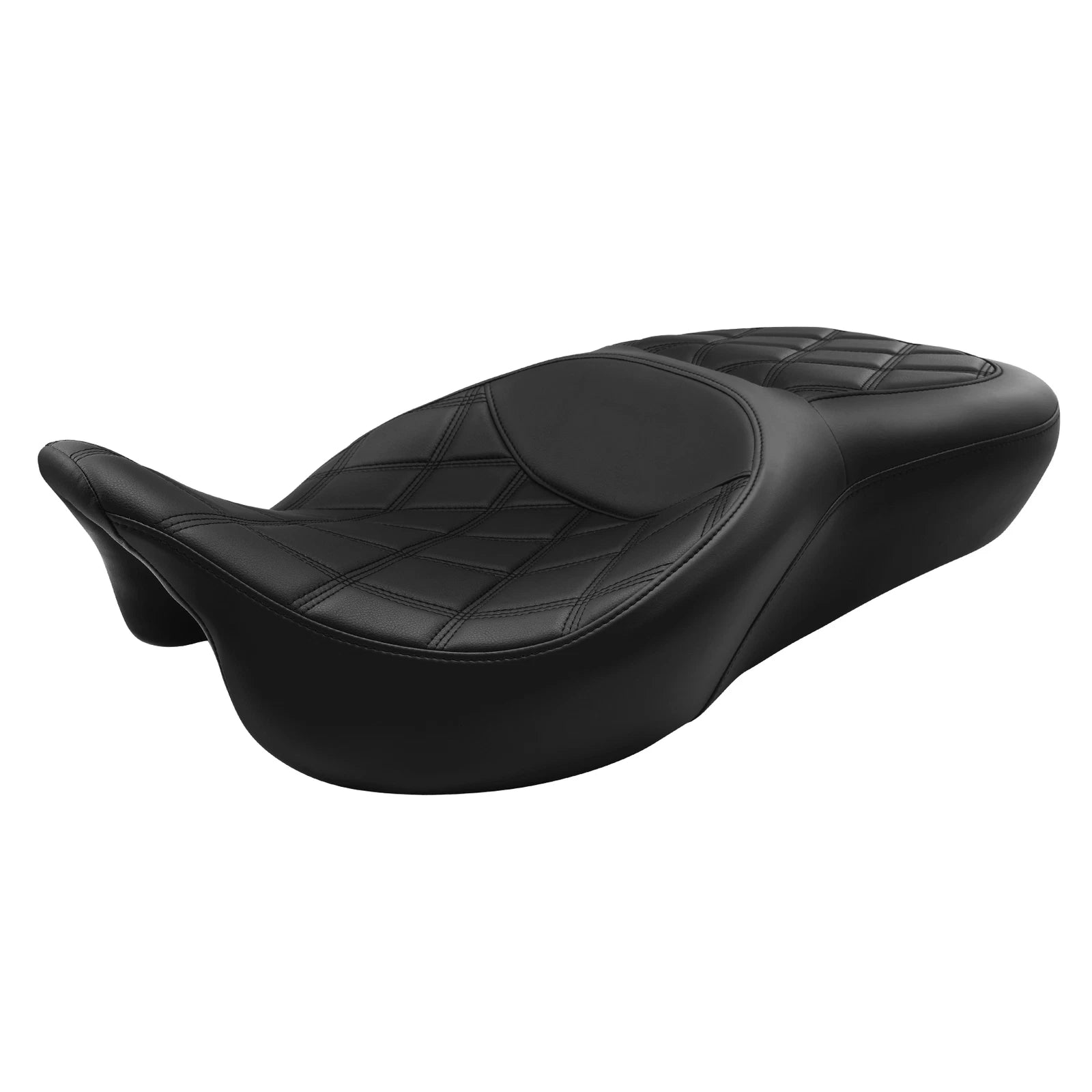 Black Driver Passenger Seat for Harley Touring Electra Road Glide (2009–2023)