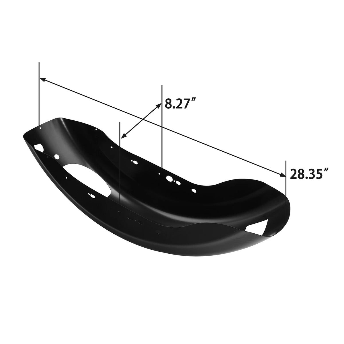 Rear Fender for Harley Sportster Iron XL883 XL1200 (2007–2009) Black