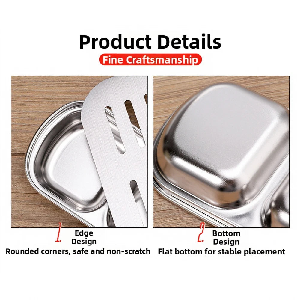 Stainless Steel Tray for Tea Coffee and Bathroom Use