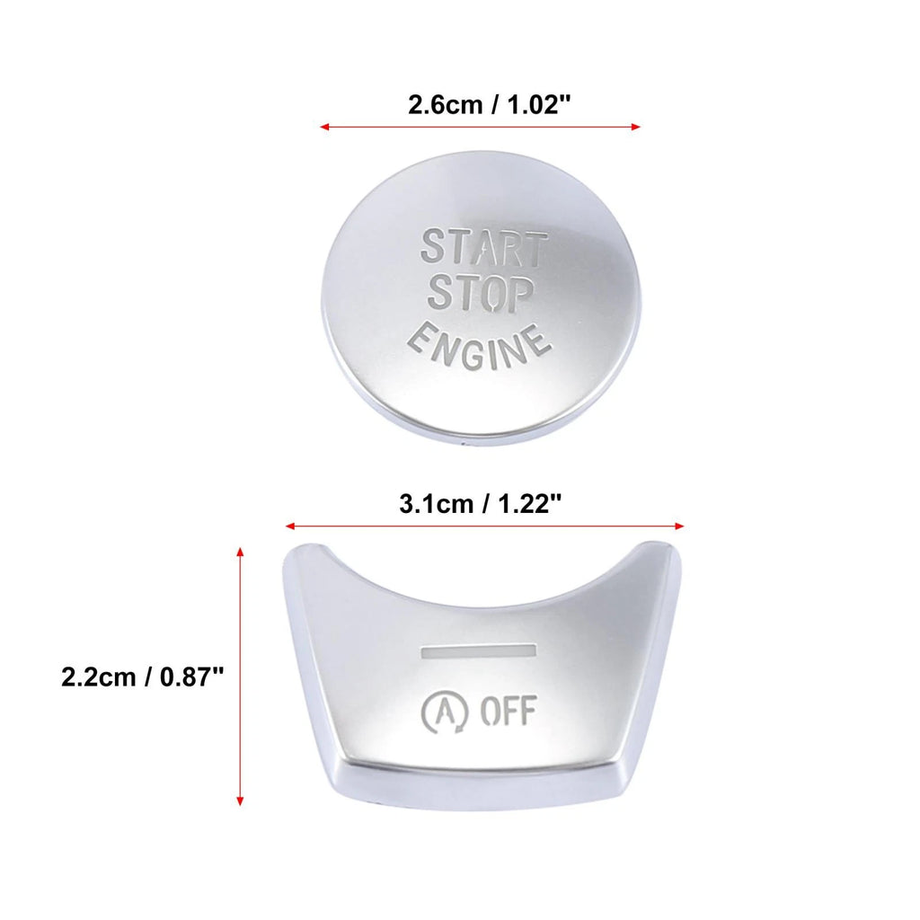 Engine Start Stop Switch Button Cover Set for BMW 5 Series (2011–2017)