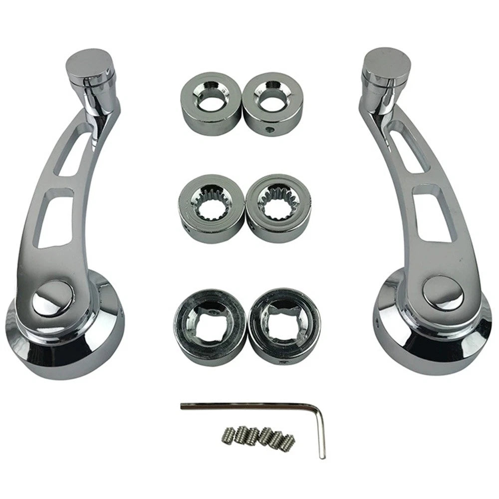 4" Chrome Billet Aluminum Window Crank Handle for Chevy Ford Chrysler Dodge