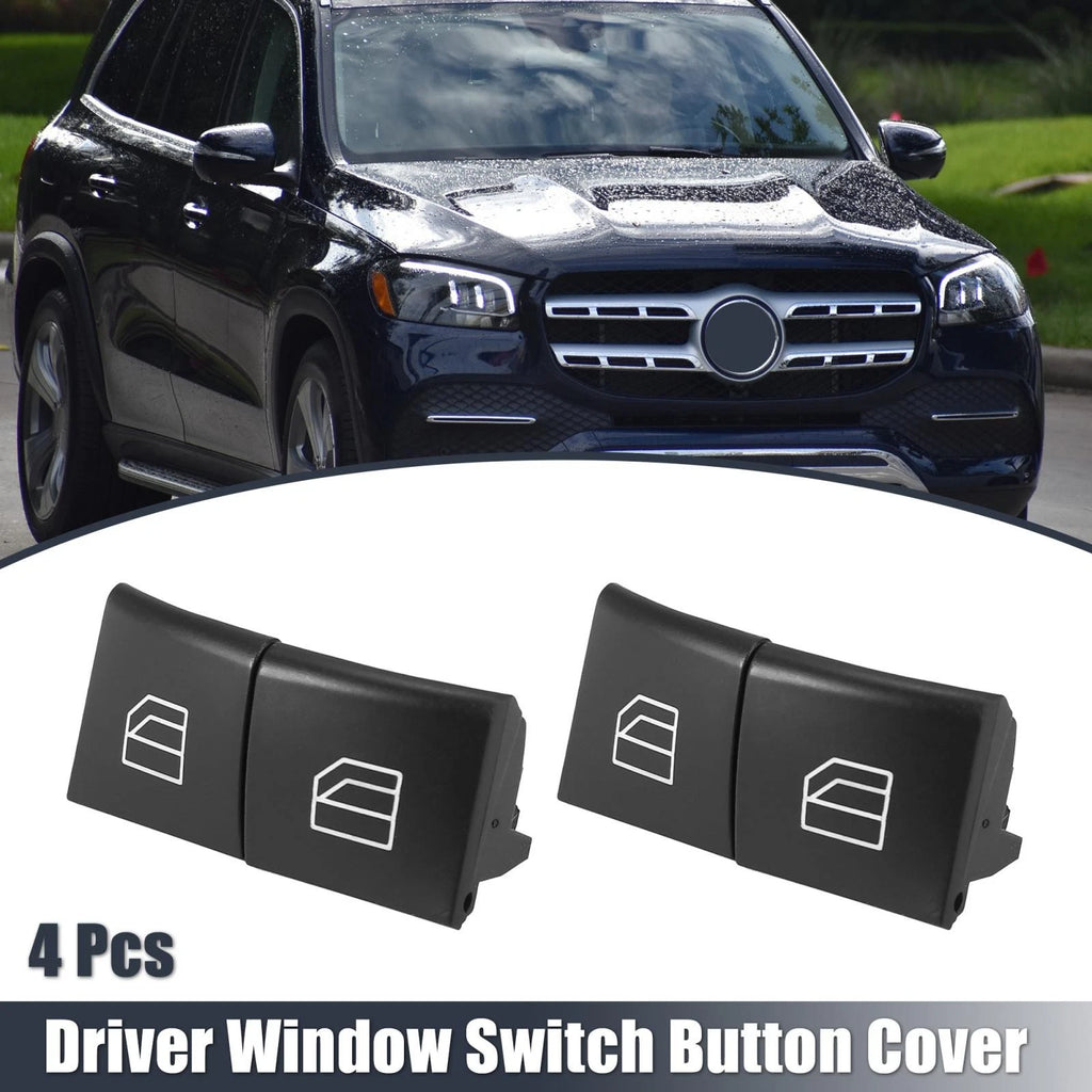 Driver Window Switch Button Cover Replacement Set for Mercedes W164 X164 (2005–2012)