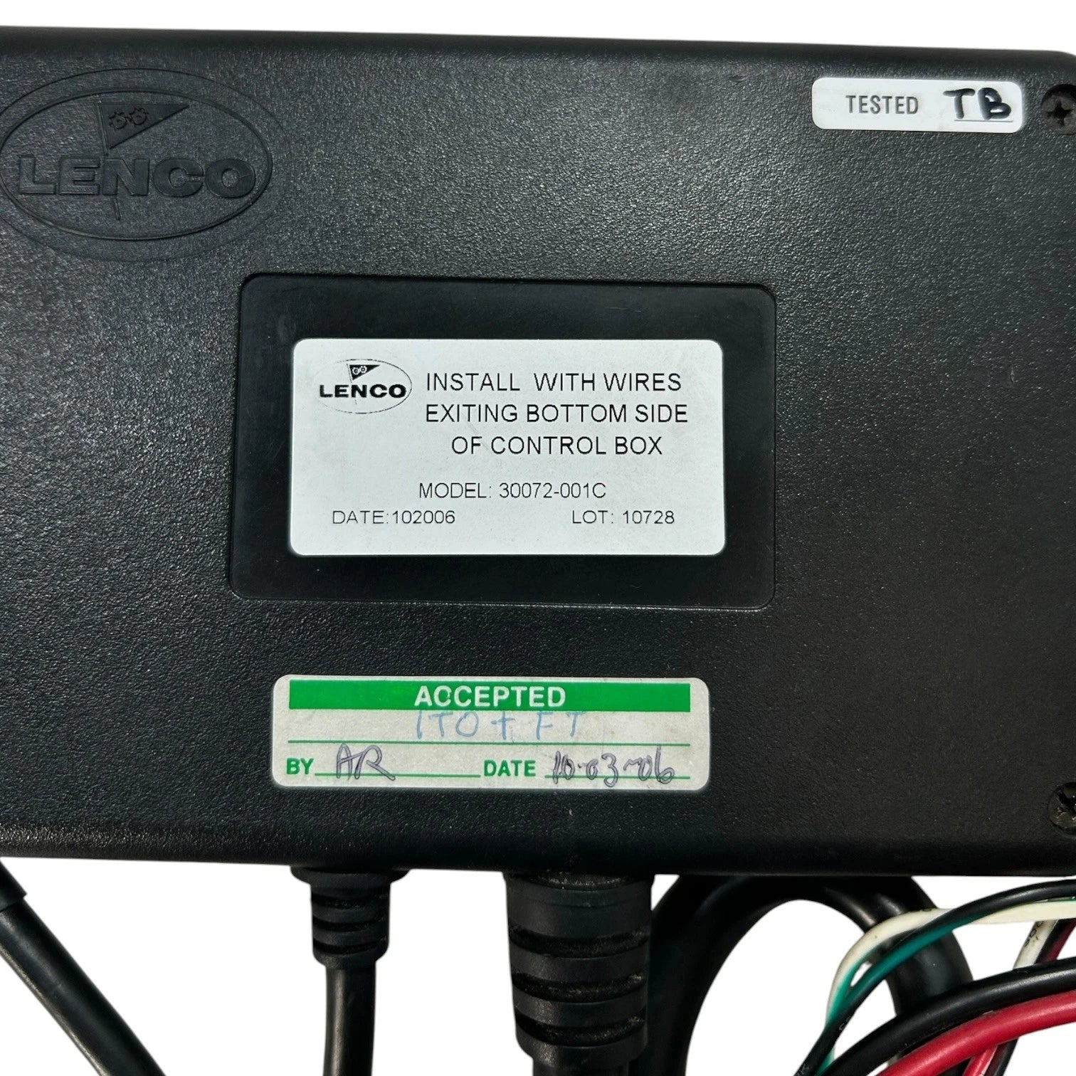 Trim Tab Control Box Assembly for Lenco Marine (30072-001C)