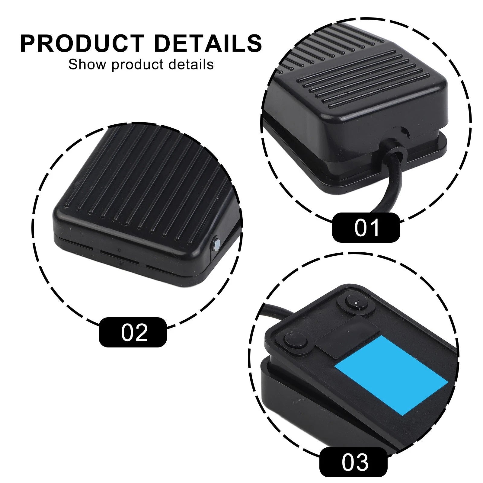 Foot Pedal Switch for Universal Applications (10A 250V)
