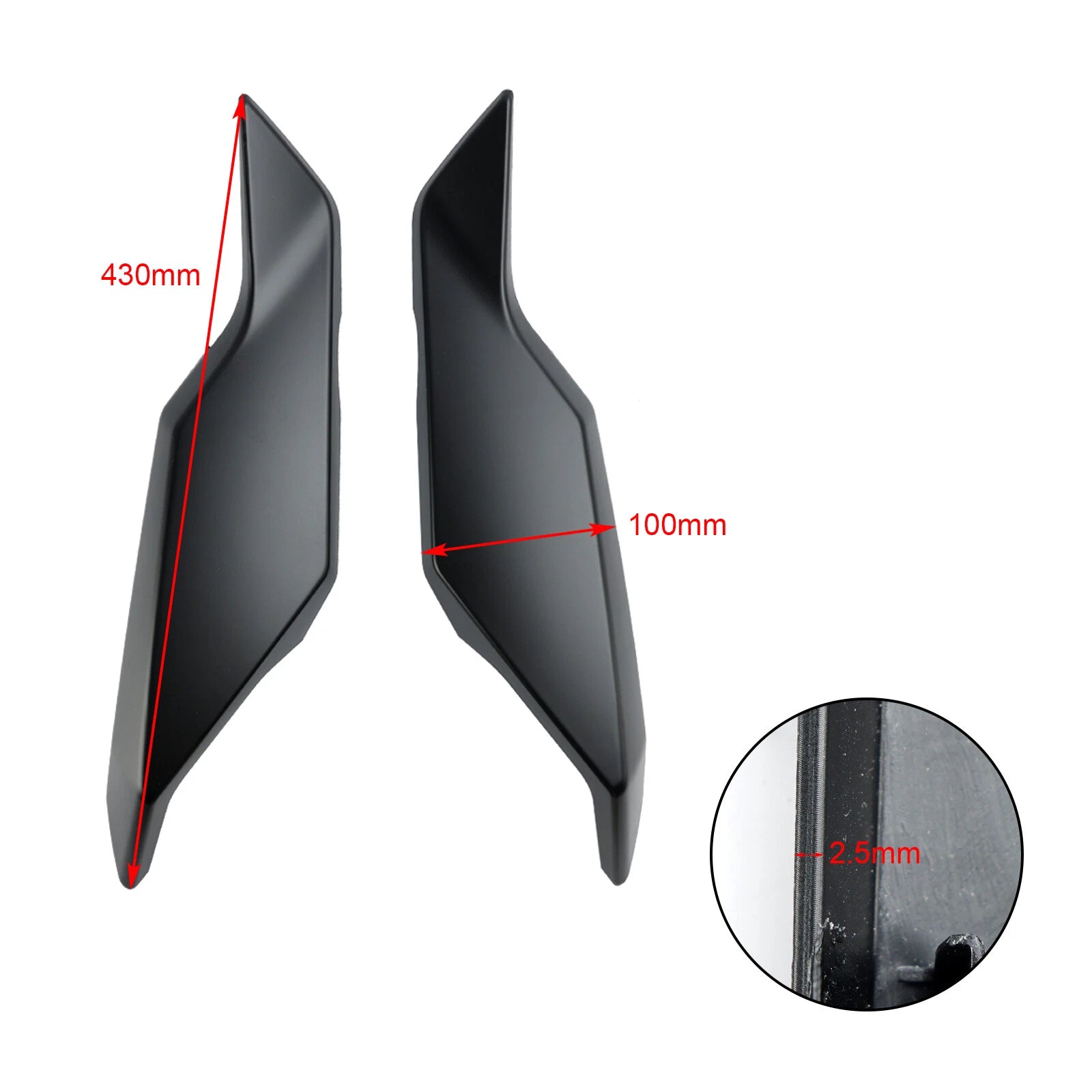 Rear Tail Side Seat Fairing Panel for Yamaha Tracer 900/GT (2018–2020) Matte Black