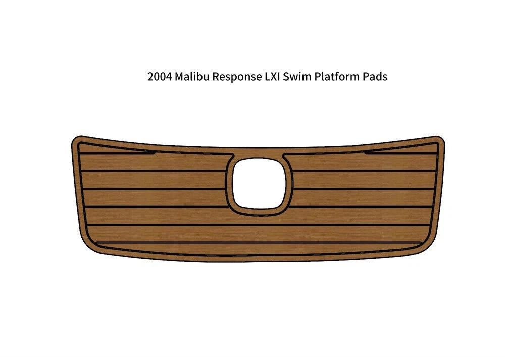 EVA Faux Foam Teak Deck Flooring Pad for Malibu Response LXI (2004)