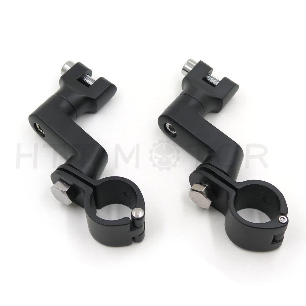 Offset Foot Peg Mount for Harley Sportster Dyna Softail (1")