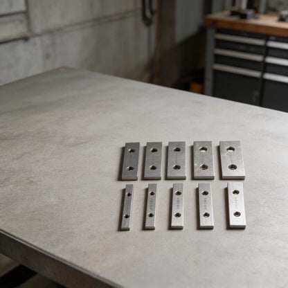 Set of 10 Pairs 18x4 Inch Hardened Parallel Blocks for Machinist Work