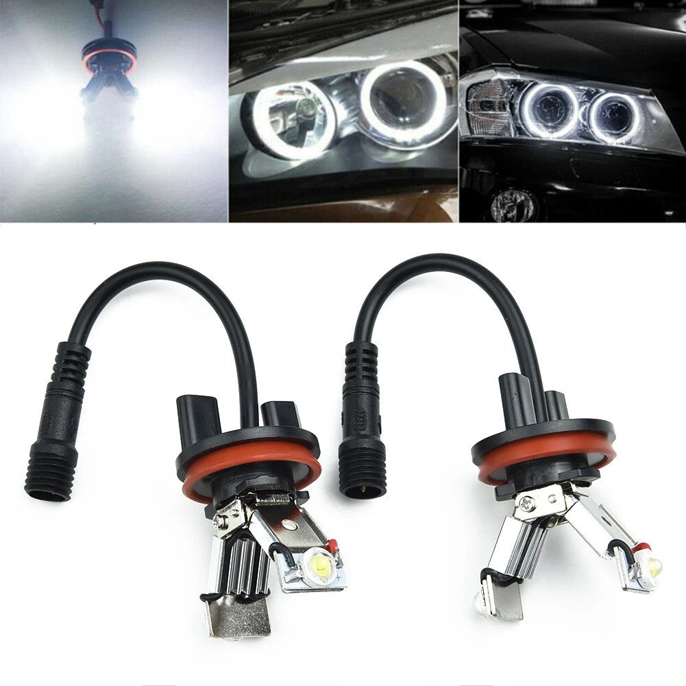 Angel Eyes Lights for BMW E60 E61 E71 E70 E90 E91 X5 X6 Z4 E92 (2007–2013) 1 Pair H8