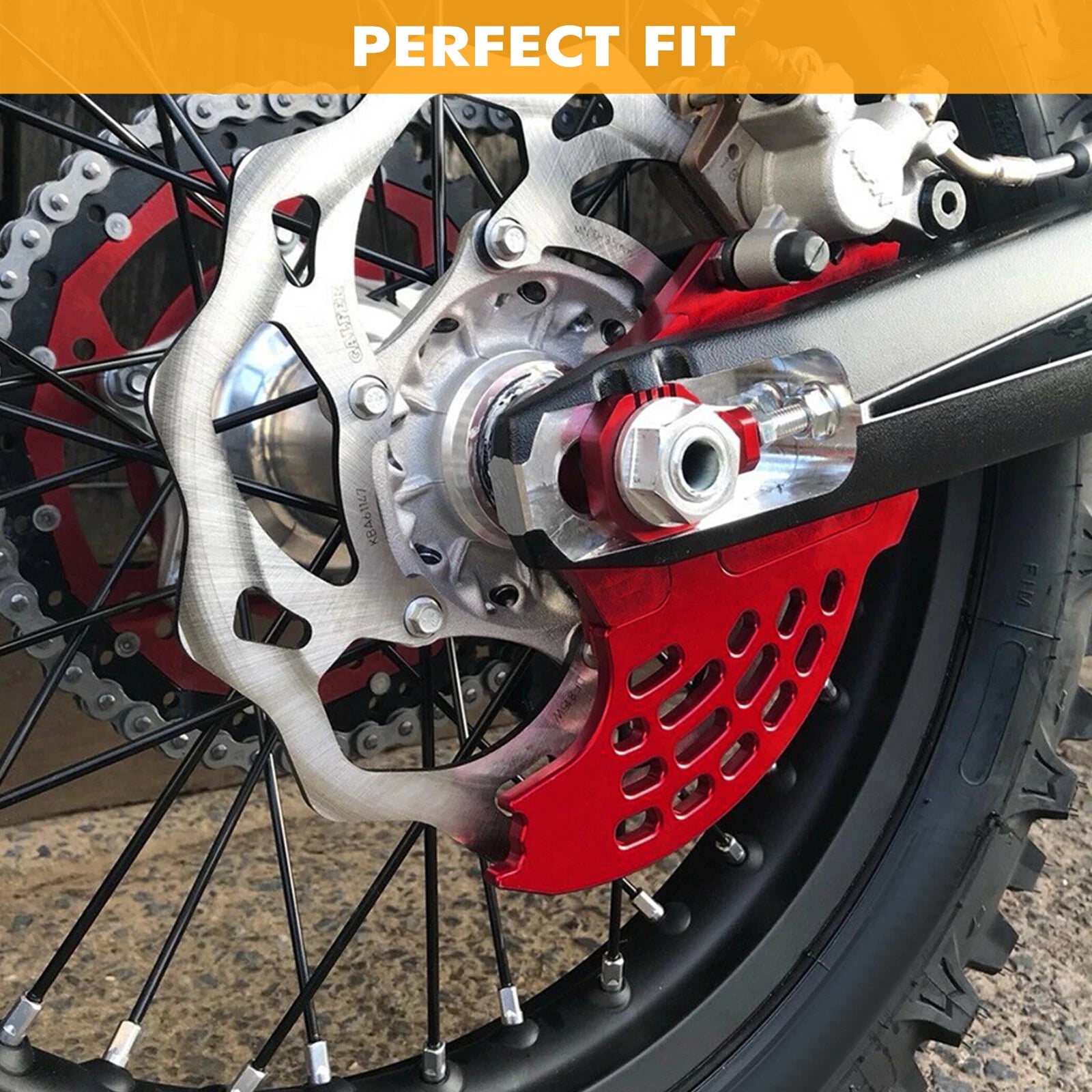 Rear Disc Guard Protector for Beta RR RR-S Xtrainer 300 (2015–2024)